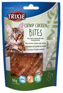 Recompense Pentru Pisici, Premio Bites Cu Pui Si Catnip, 50 g, 42742