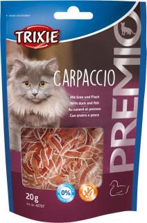 Recompense Pentru Pisici, Premio, Carpaccio Cu Rata Si Peste, 20 g 42707