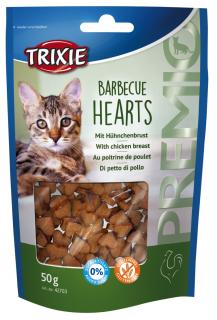 Recompense Pentru Pisici, Premio, Inimoare Barbecue Cu Pui, 50 g 42703