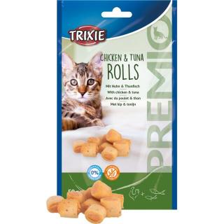Recompense Pentru Pisici, Premio, Rulouri Cu Pui Si Ton, 50 g, 42763