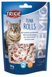 Recompense Pentru Pisici, Premio, Rulouri Cu Ton Si Pui, 50 g, 42732