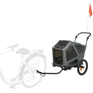 Remorca pentru Biciclete, S: 64 x 92 x 80   130 cm, Pana la 25 kg, Gri, 12800