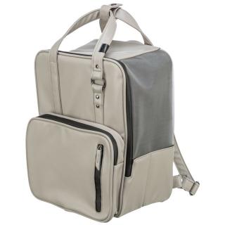 Rucsac Pentru Caini, CityStyle, 30x20x40 cm, Pana la 8 kg, Gri Deschis, 28832