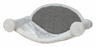 Sezlong Pentru Montare Pe Perete, 54x28x33 cm, Alb Gri, 49920t