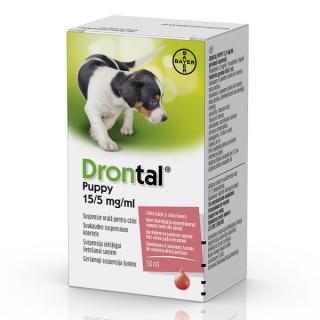 Suspensie Orala Deparazitare Interna Caini Drontal Puppy 50 ml