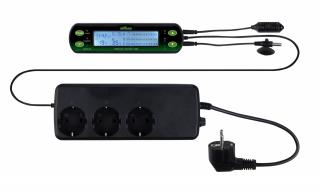 Termostat Higrostat Digital, Cu 3 Circuite, 16x4 cm, 76125t