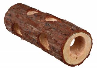 Tunel Tub Pentru Hamsteri, Lemn, 6.5-7.5 cmx20 cm, Maro, 6130