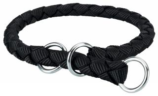 Zgarda Cavo Coarda, Semistrangulanta, L-XL: 52-60 cm 18 mm, Negru, 144101