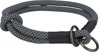 Zgarda Coarda Soft, Semistrangulanta, S: 35 cm 6 mm, Negru Gri, 1984401