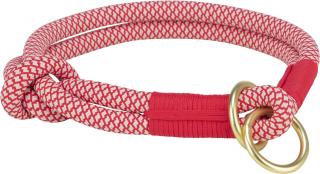 Zgarda Coarda Soft, Semistrangulanta, S:35 cm 6 mm, Rosu Crem, 1984403