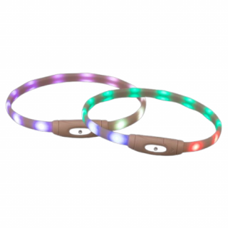 Zgarda Cu Led, Incarcare USB, XS-XL: 65 cm 16 mm, Multicolor, 12630