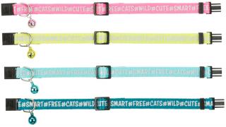 Zgarda Pentru Pisici, Safer Life, Reflectorizanta, Cu Clopotel, Diverse Culori, 4173t
