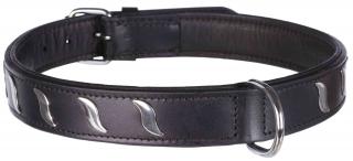 Zgarda Piele, Active, L: 48-56 cm   30 mm, Negru, 18604