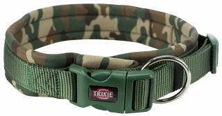 Zgarda Premium Captusita, Extra Lata, L-XL: 56-62 cm 25 mm, Camuflaj Verde Padure, 1988623t
