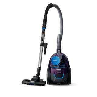 Aspirator fara sac Philips PowerPro Compact FC9333 09, 650 W, PowerCyclone 5, Perii TriActive, Parchet, Filtru Anti-Alergic ECARF, Mov