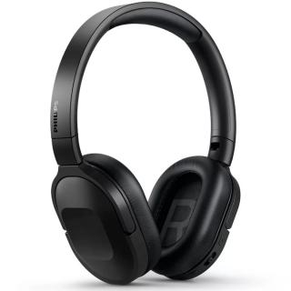 Casti Audio Wireless Over-Ear Philips, TAH6506BK 00, Bluetooth, ANC, Multipoint, Negru