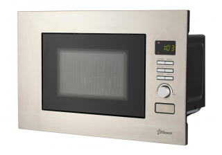 Cuptor cu microunde incorporabil STARCREST SMW-BI20X, 20 L, 800 W, Grill, Control Digital, Display LCD, Inox