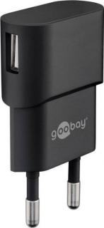 Incarcator de retea USB Goobay 44947, 1 port USB,Negru