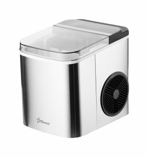 Masina de facut cuburi de gheata STARCREST SIM-1201IX, Capacitate 12Kg 24h, Doua dimensiuni pentru cuburi, Rezervor apa 1.3 l, Inox