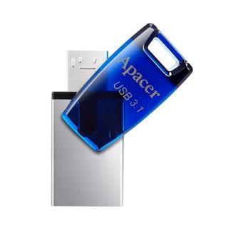 Memorie USB Apacer AH179, 64GB, USB 3.1, Albastru