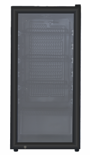 RESIGILAT - Vitrina frigorifica profesionala STARCREST SBC-160BK, 160 L, Termostat reglabil, Iluminare LED, H 104 cm, Negru