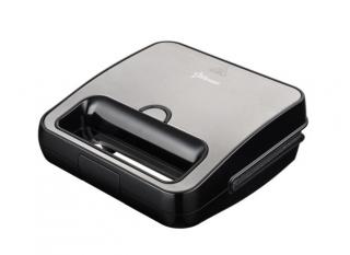 Sandwich-maker Grill Panini STARCREST SSM-2130IX,  750 W,  Indicatar LED, Finisaj Premium Dark Inox