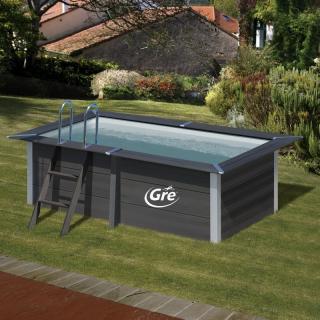 Avantgarde Set piscina compozit GRE dreptunghiulara 326 x 186 x H 96 cm