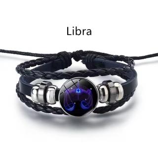 Bratara manifestarii pentru calm si noroc alunga negativitatea cu semne zodiacale este reglabila si unisex, Balanta