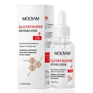 Serum cu glutation 2% vitamina C si acid Kojic pentru albirea pielii si imperfectiunilor, 30 ml