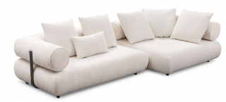Canapea modulara, tapitata in textil premium - CASABLANCA
