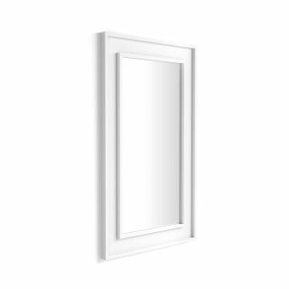 Oglinda de perete, 112 x 67 cm, culoare frasin alb - ANGELICA