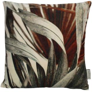 Perna decorativa, gri, 4x45x45cm - LEAVES GREY