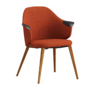 Scaun din lemn masiv, tapitat in material textil - CALYPSO