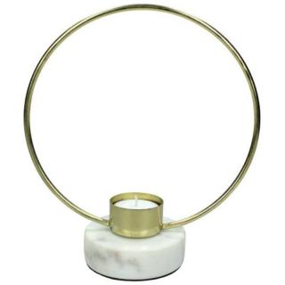Suport de lumanare, auriu, 20x8x18cm - HOLD