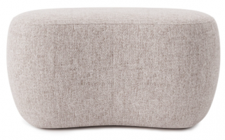 Taburet tapitat integral, grej, 95x54xh45cm - LAYA
