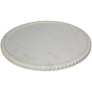 Tavita de marmura, alba, 30.5x30.5x1.5cm - MARBLE