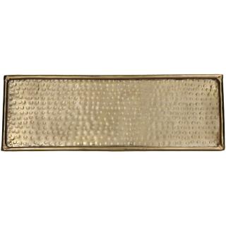 Tavita pentru service, metal auriu, 1x16x48cm - PLATE