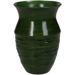 Vaza din aluminiu, verde inchis, 8x8x12cm - URBAN