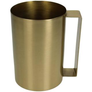 Vaza tip industrial, metalica, bronz, 15x10x13cm - CUP 15