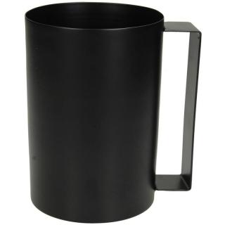 Vaza tip industrial, metalica, neagra, 15x10x13cm - CUP 15