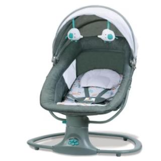 Balansoar electric 3 in 1 Mastela, bluetooth, telecomanda, verde