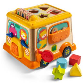 Centru activitati interactiv Primul meu Autobuz Top Bright, multicolor