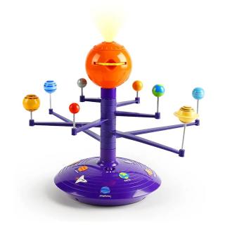 Joc educativ Sistemul Solar cu proiector Science Can, multicolor