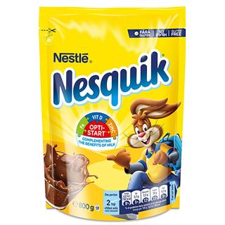 Cacao instant cu vitamine si minerale Nesquik Opti-Start, 800 gr