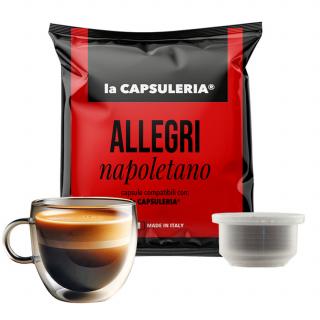 Cafea Allegri Napoletano, 100 capsule compatibile Capsuleria, La Capsuleria