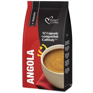 Cafea Angola, 12 capsule compatibile Cafissimo Caffitaly Beanz, Italian Coffee