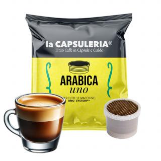 Cafea Arabica Uno, 10 capsule compatibile Uno System   , La Capsuleria