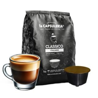 Cafea Classico Italiano, 16 capsule compatibile Nescafe Dolce Gusto, La Capsuleria