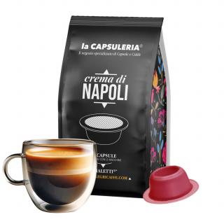 Cafea Crema di Napoli, 10 capsule compatibile Bialetti    , La Capsuleria