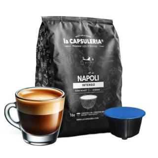 Cafea Crema di Napoli, 16 capsule compatibile Nescafe Dolce Gusto, La Capsuleria